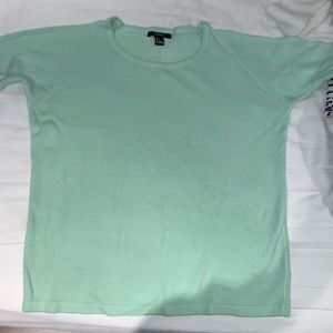 Super soft turquoise 3/4 long sleeve sweater